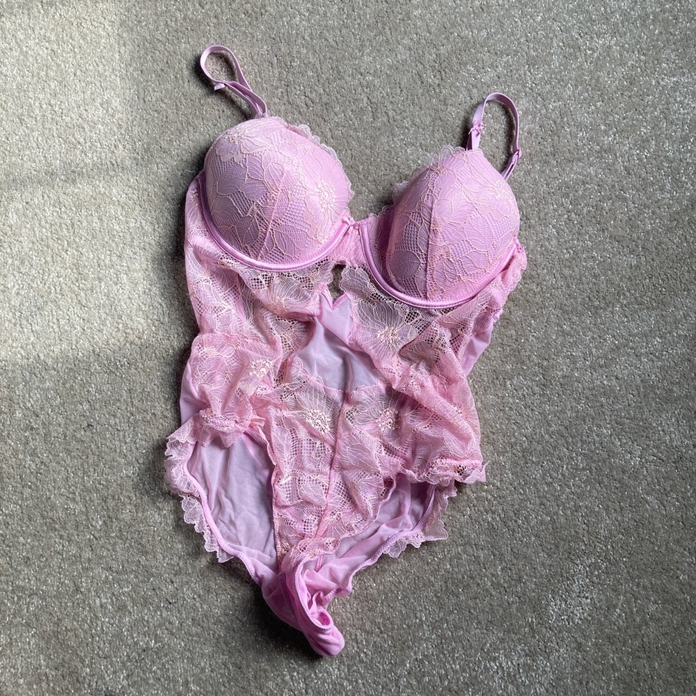 La Vie En Rose pink teddy